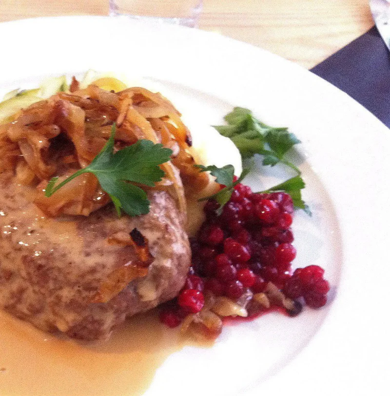Pannbiff med lök