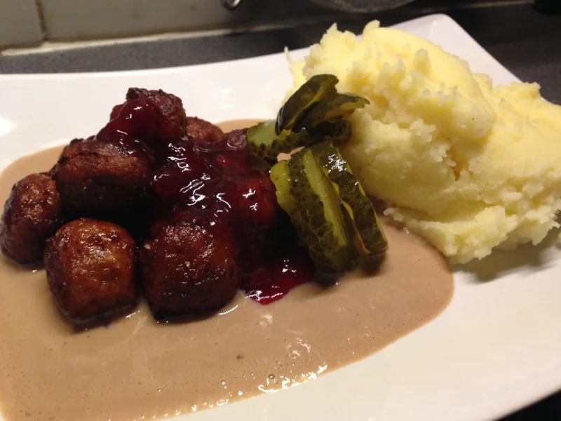 Köttbullar med potatismos