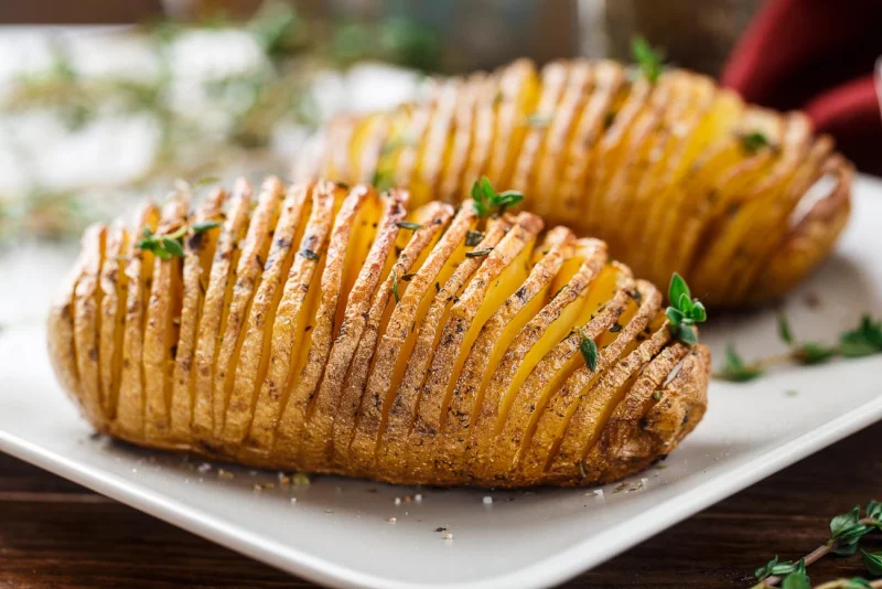 Hasselbackspotatis