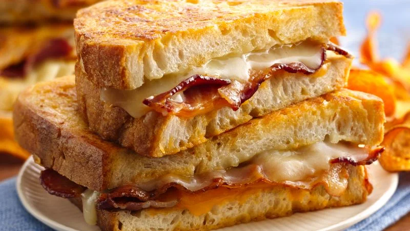 Våfflad sandwich
