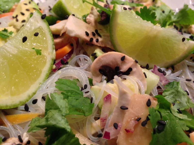 Glasnudelsallad