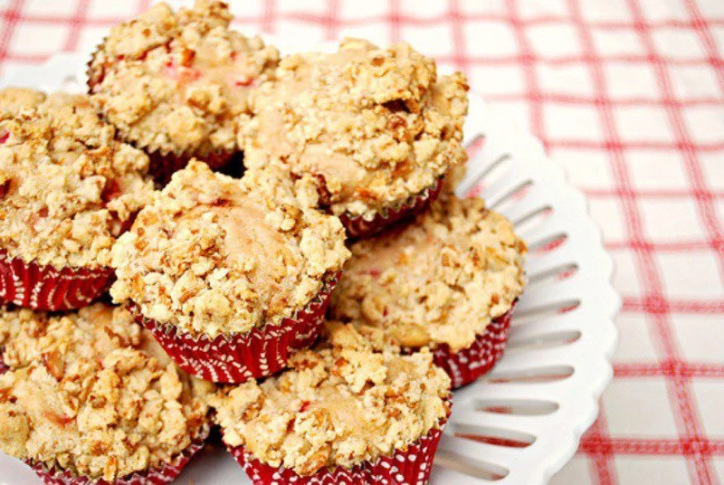 Vaniljmuffins med crunch