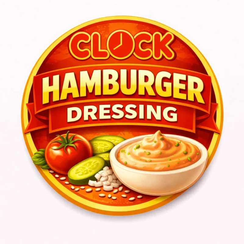 Clock Hamburgerdressing