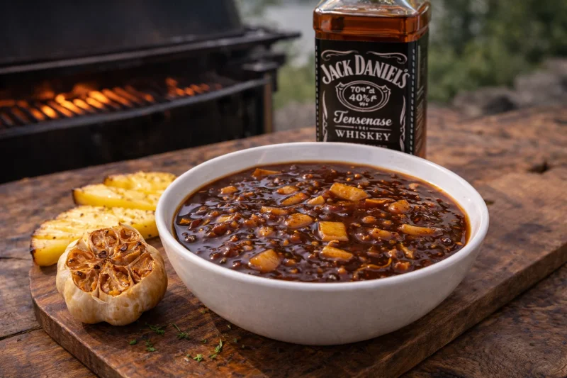 Jack Daniels glaze