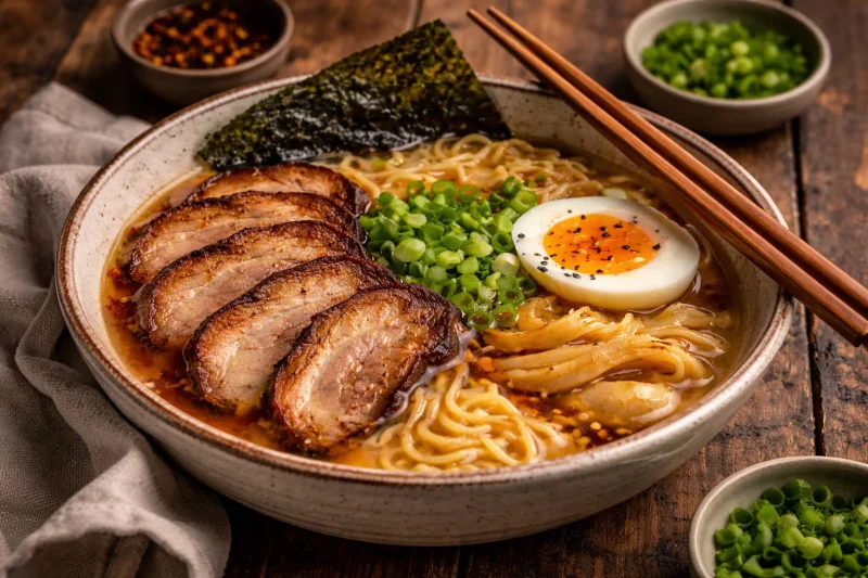 Ramen med fläskkött – Traditionellt Japanskt Recept