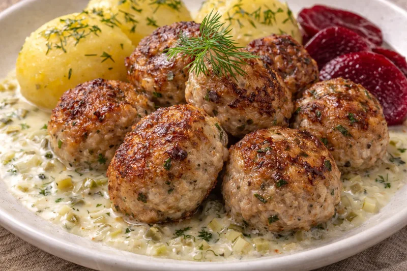 Sillbullar – traditionellt recept på stekta bullar av sillfärs
