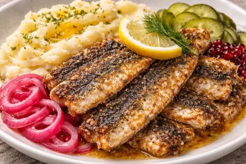 Stekt strömming med potatismos - En svensk klassiker