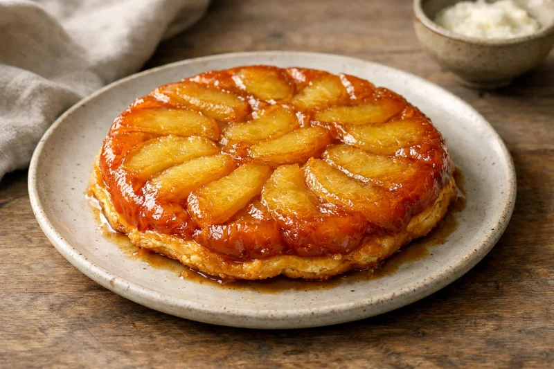 Klassisk fransk Tarte Tatin – Upp och ner äppelpaj