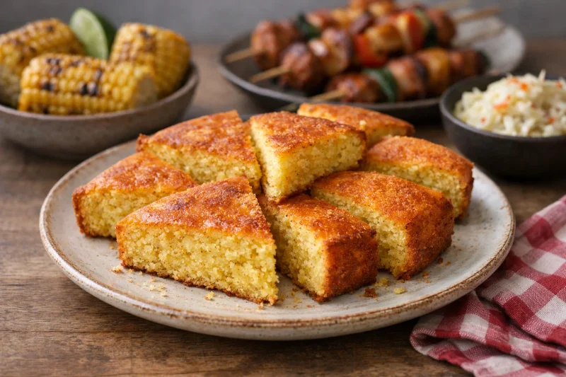 Cornbread som grilltillbehör