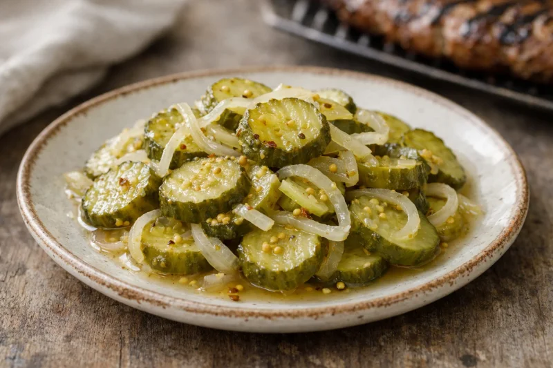Hemlagad amerikansk pickles till grillat