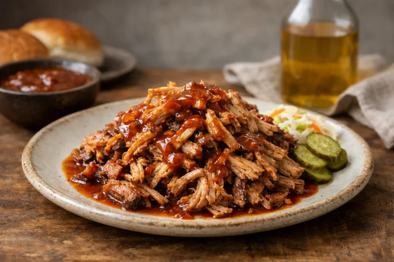 South Carolina Pulled Pork med BBQ Sås