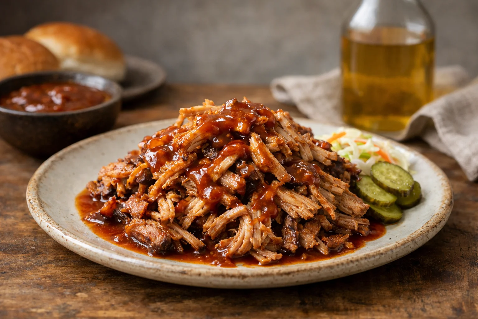 South Carolina Pulled Pork med BBQ Sås