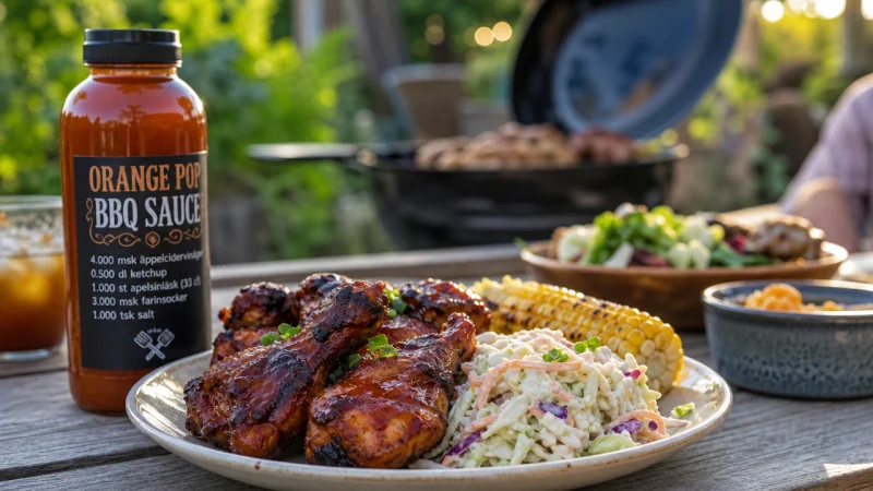 Orange pop BBQ sauce