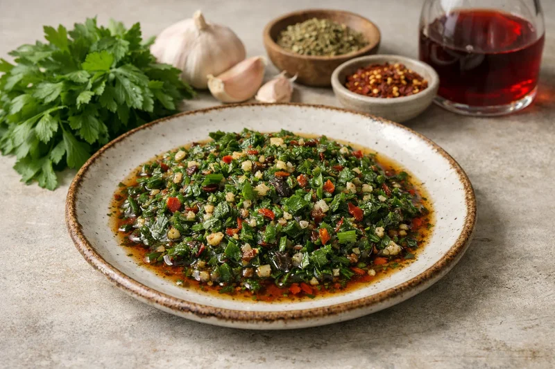 Argentinsk Chimichurri Baste