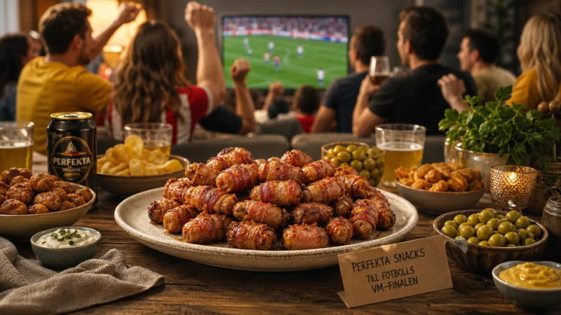 Perfekta snacks till fotbolls-VM-finalen