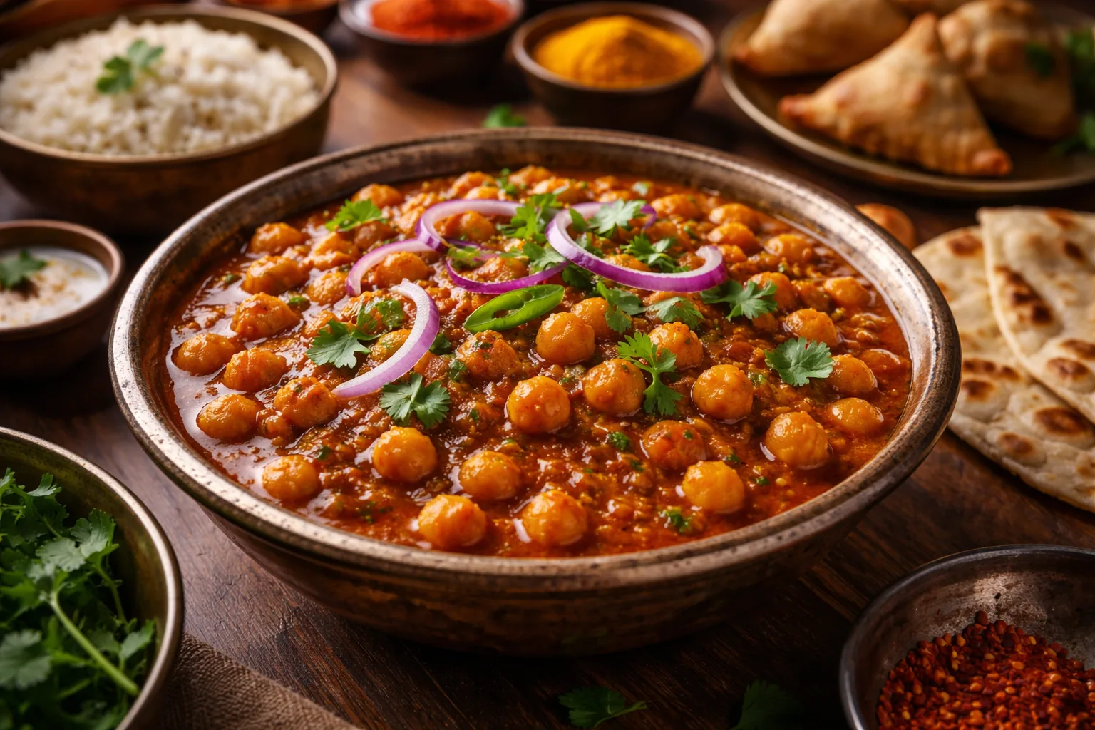 Chana Masala – Kryddig indisk kikärtsgryta
