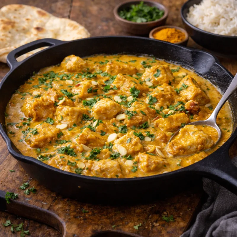 Chicken Korma – Krämig indisk kycklingrätt