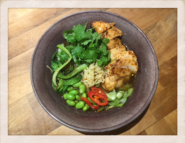 Kycklingramen med Sojabas
