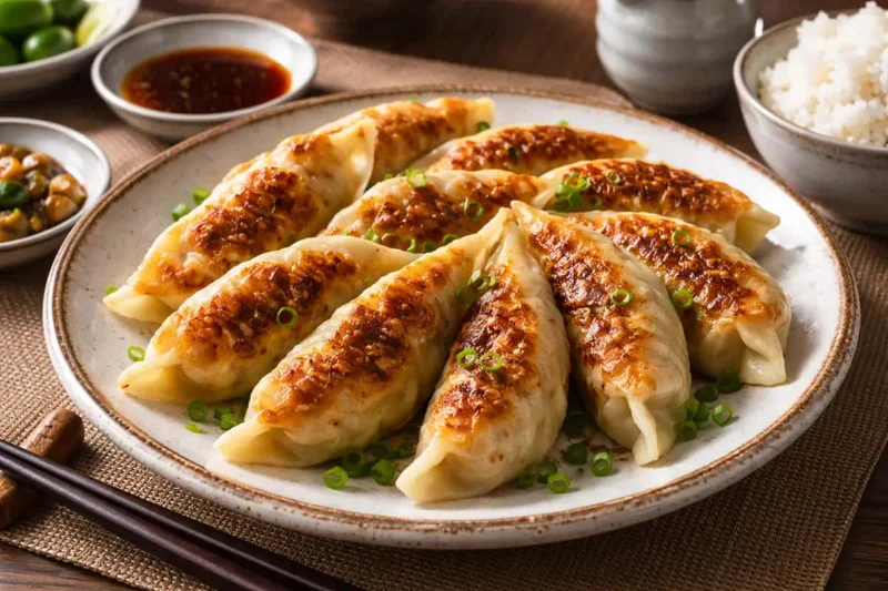 Gyoza – Japanska Dumplings med Syrlig Dippsås