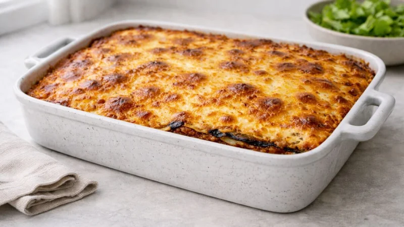 Moussaka – Grekisk klassiker med aubergine och köttfärs