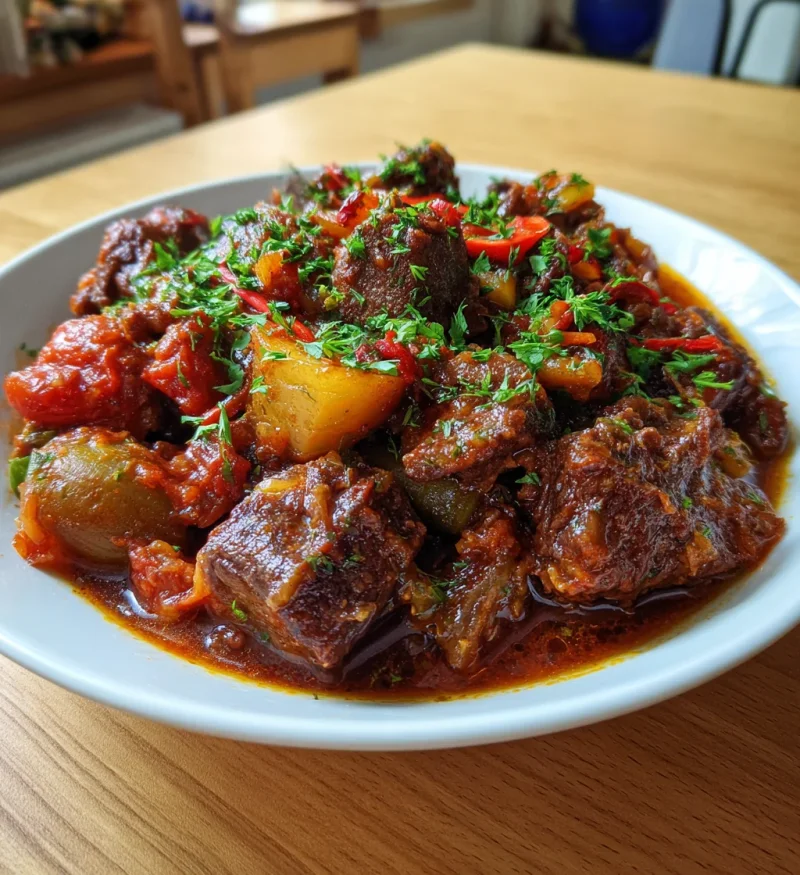 Stifado – klassisk grekisk köttgryta med mustig smak