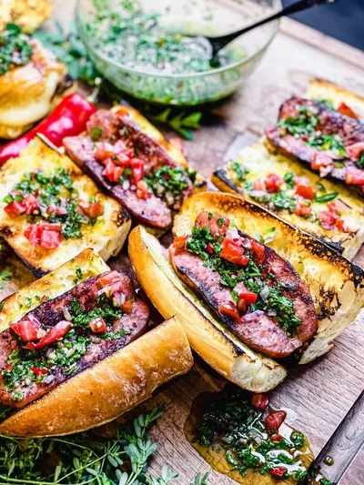 Choripán – Argentinskt enkelt grillat bröd med korv