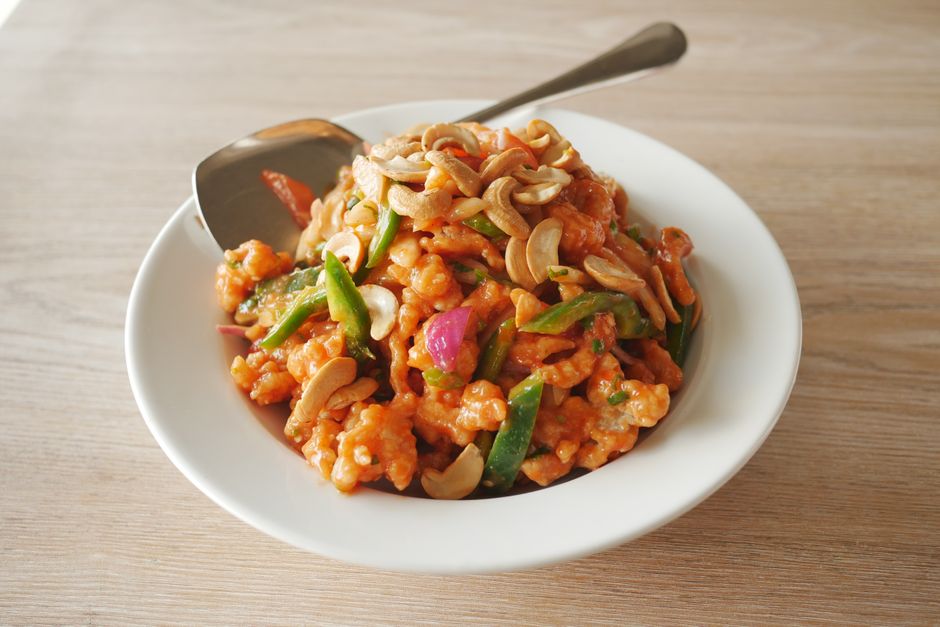 Fakeaway kyckling med cashewnötter