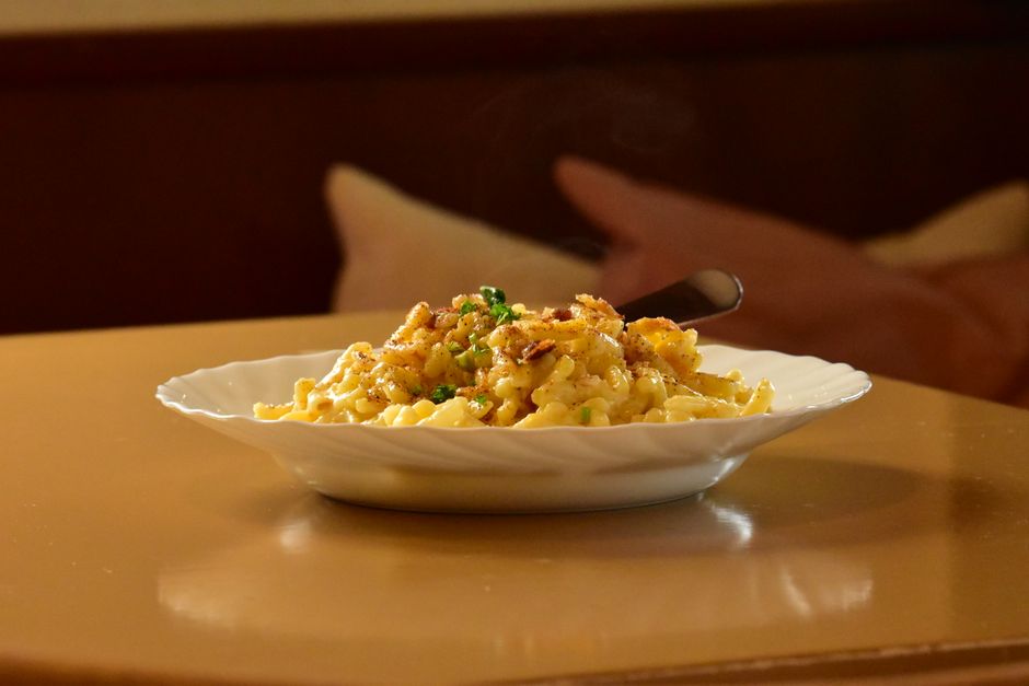Krämig mac and cheese med blomkål