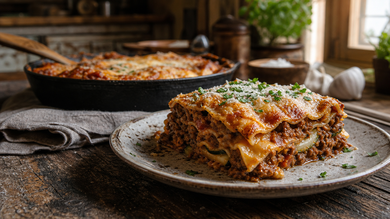 Gömda nyttigheter: Lasagne med dolda grönsaker
