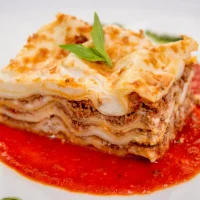 Kycklinglasagne med cottage cheese