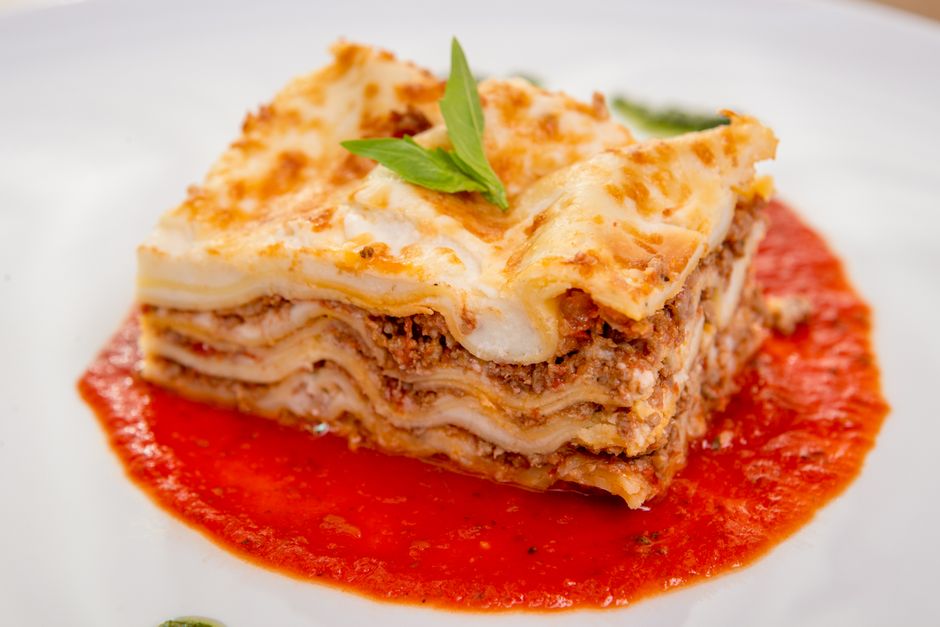 Kycklinglasagne med cottage cheese
